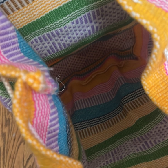 “Colorful snap sack- made in Mexico” - Picture 7 of 12
